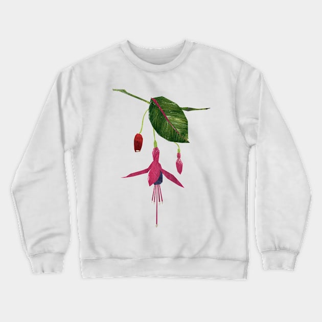 Fuchsia Crewneck Sweatshirt by Babban Gaelg